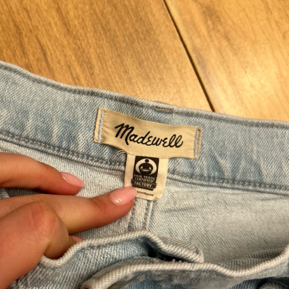 MADEWELL THE PERFECT VINTAGE WIDE-LEG CROP JEAN PETITE - Picture 2 of 9